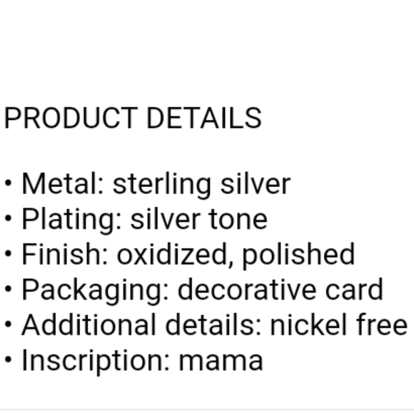 Promise Sterling silver Mama ring size 8 & 9 - Picture 4 of 4